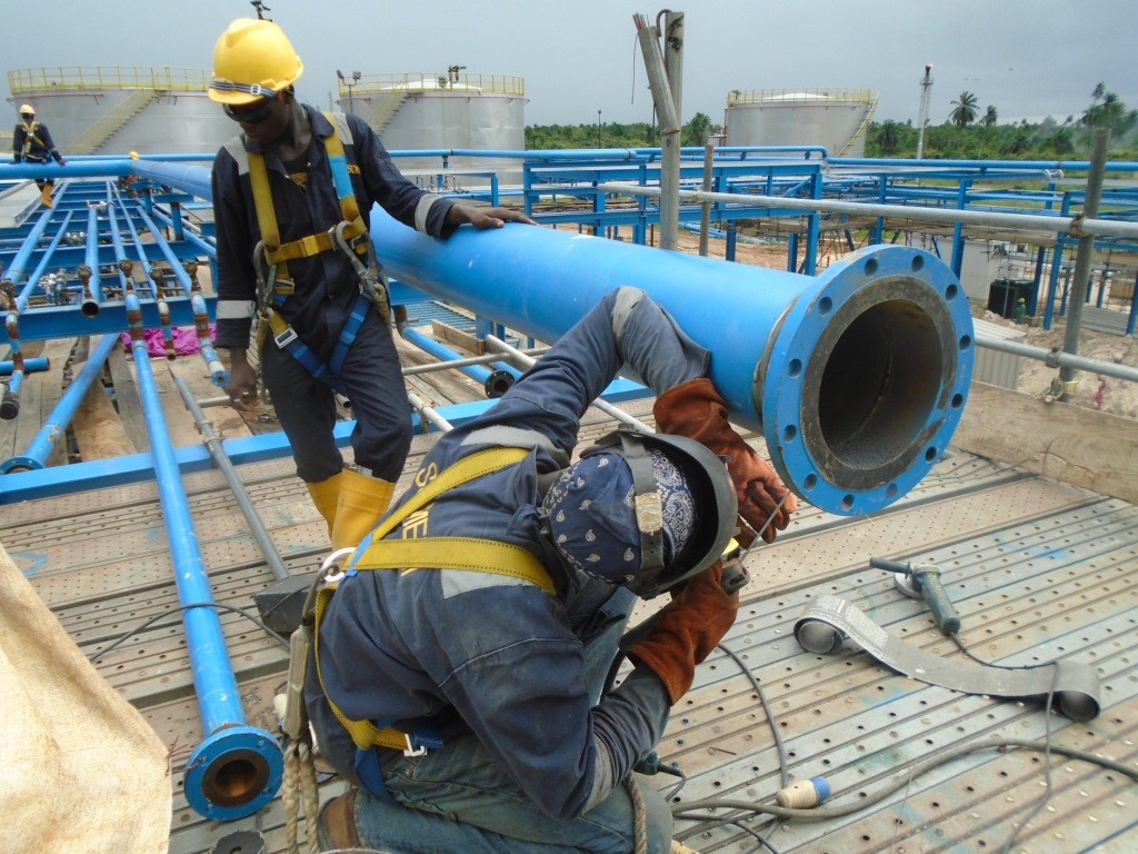 Above Ground Installation Work at NDPR Refinery Expansion Project 2019