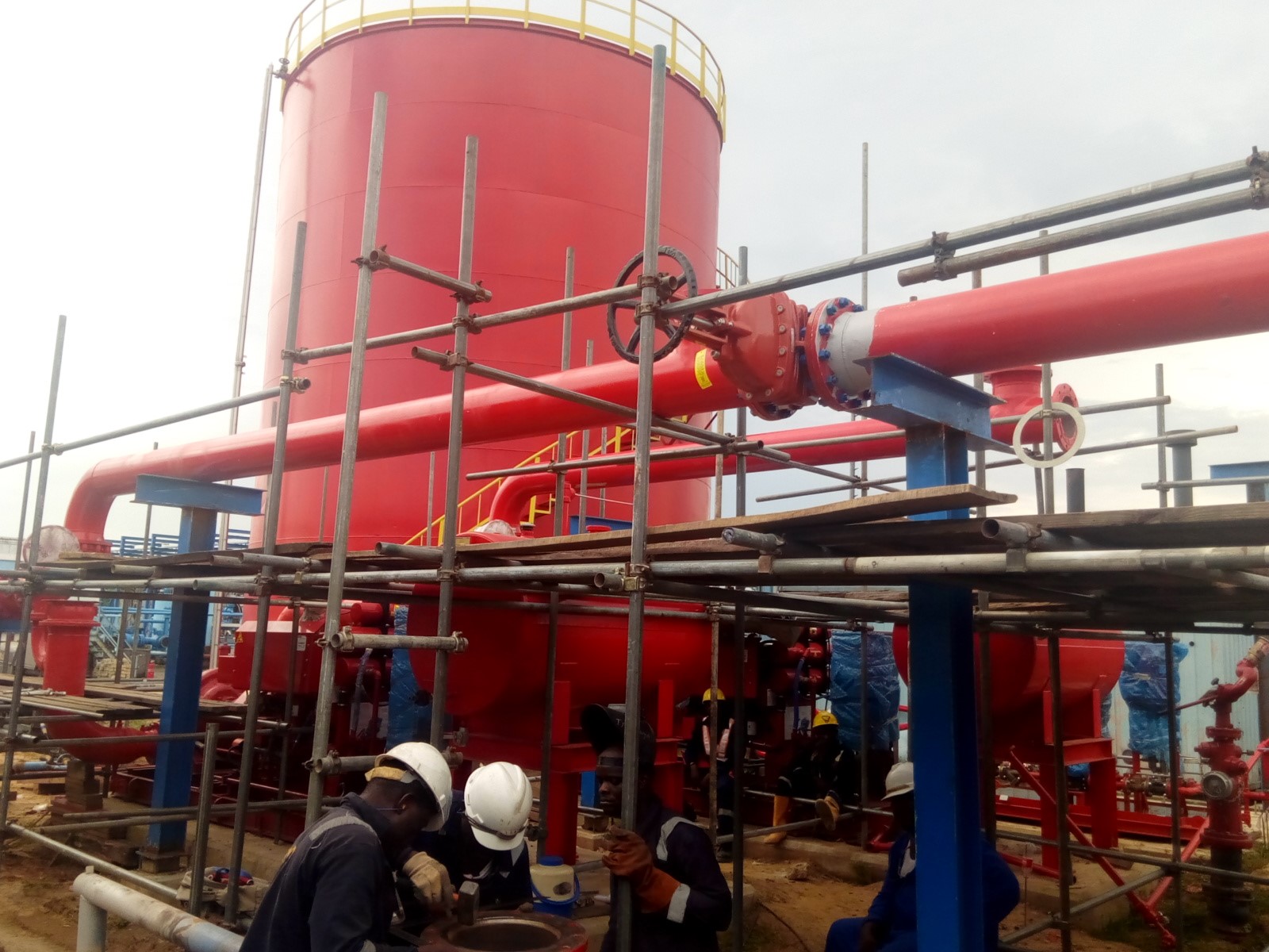 Installation of Fire Water Pump and Piping Hookup at NDPR 2020