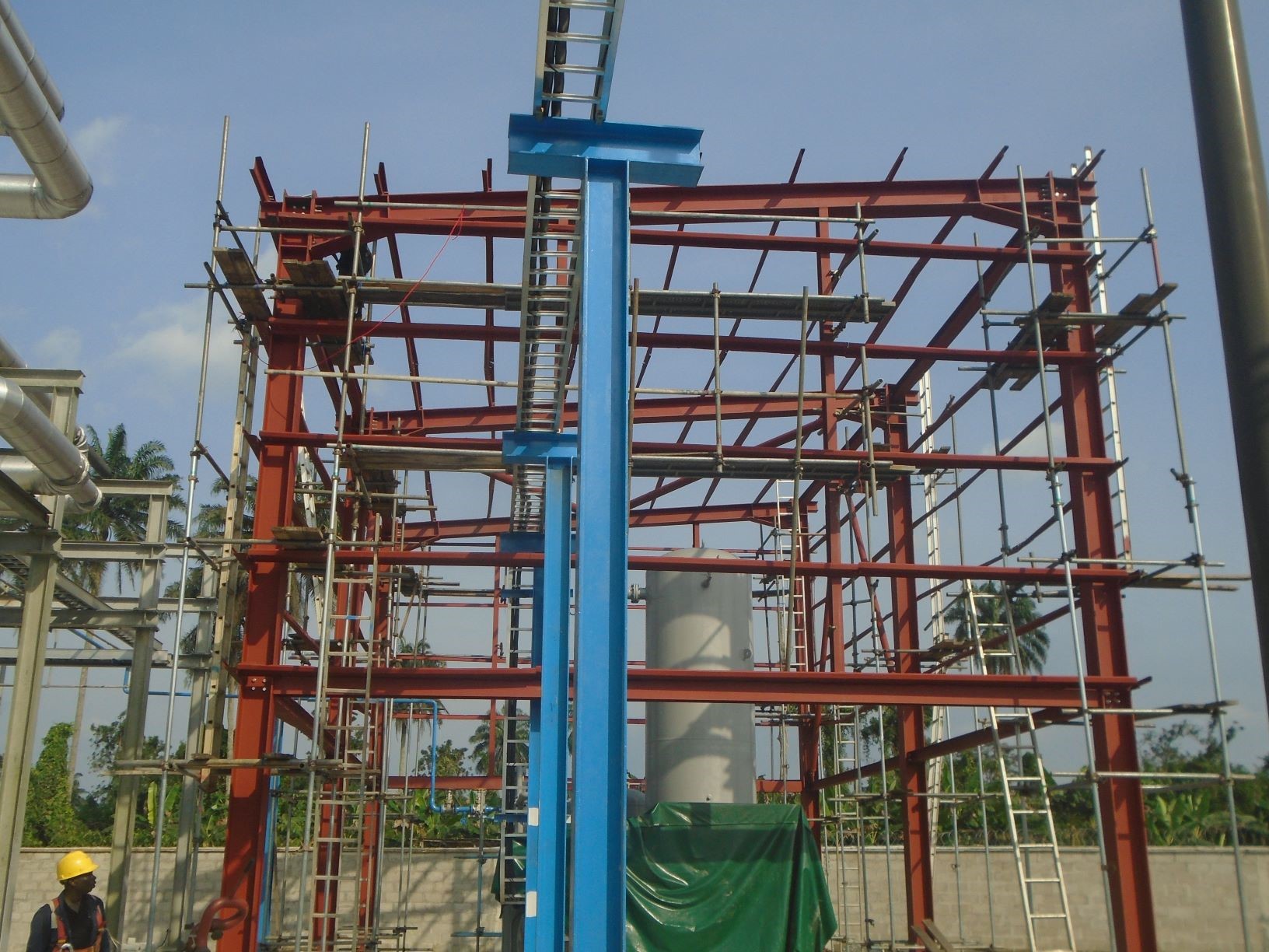 Nitrogen Shelter Erection Project at NDPR 2020