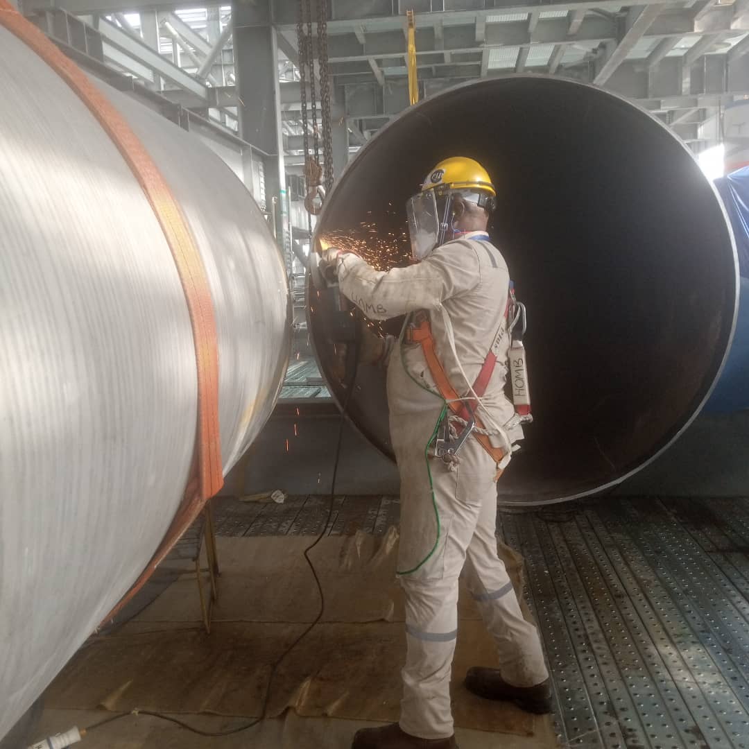 Piping Installation by Someni Team at NLNG T7 2024