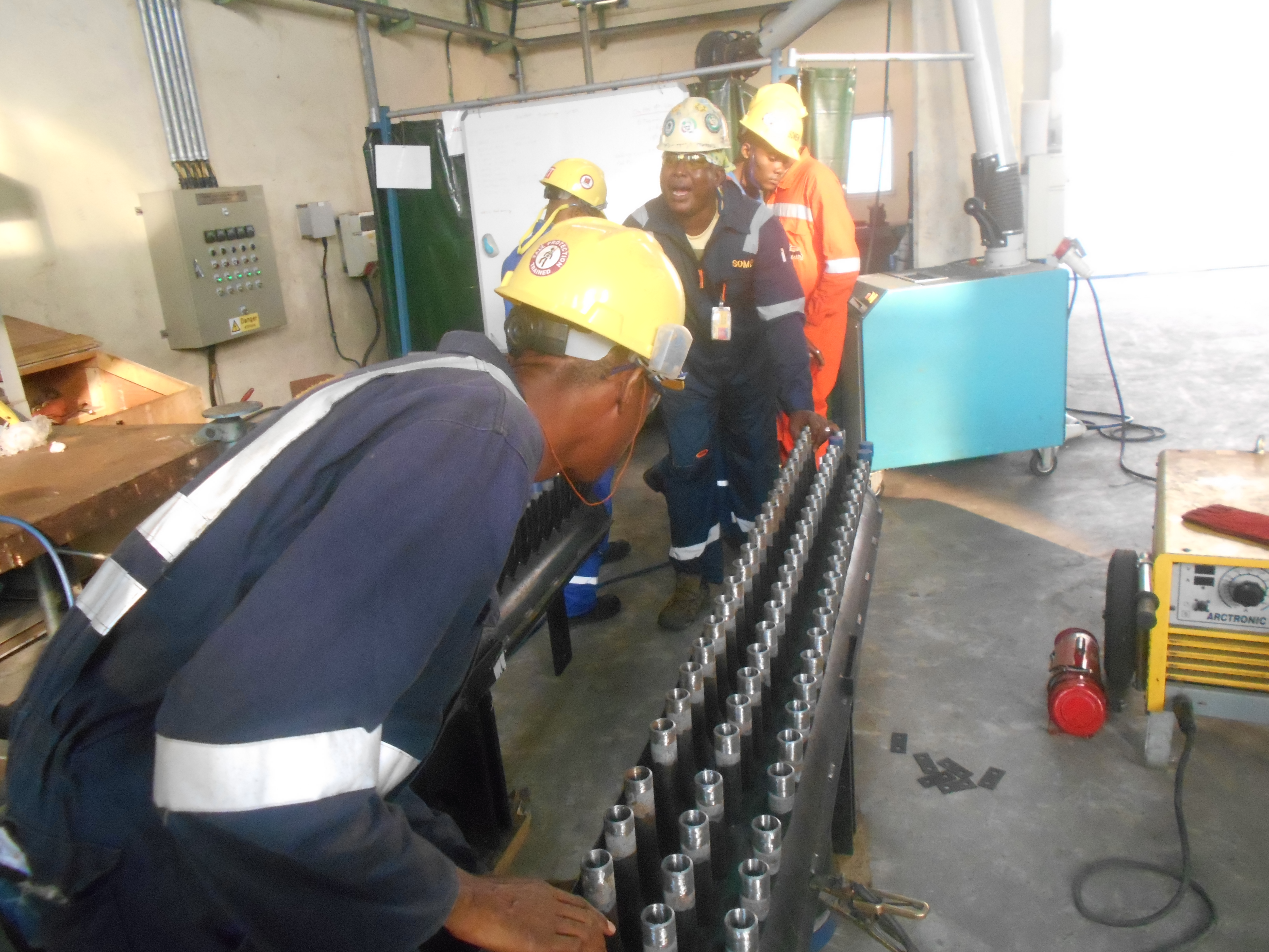 Preparation of Header Unit at Afam VI Project
