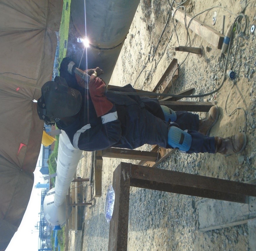 Preparation of NDPR Flare Stack Material for Erection